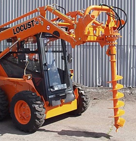мини-погрузчик Locust 903 с ямобуром